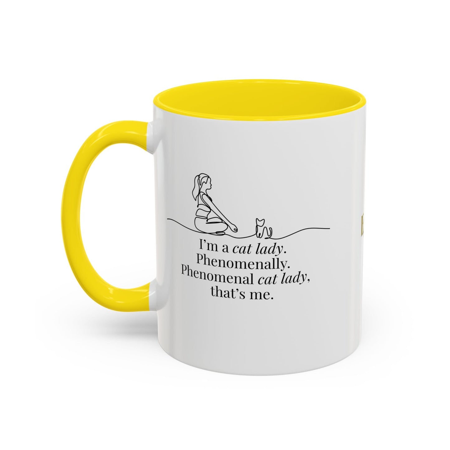 Charming Cat Lover's Accent Mug - Ideal Gift for Feline Fans - Korvel