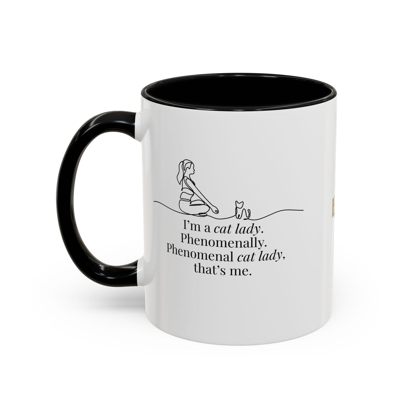 Charming Cat Lover's Accent Mug - Ideal Gift for Feline Fans - Korvel