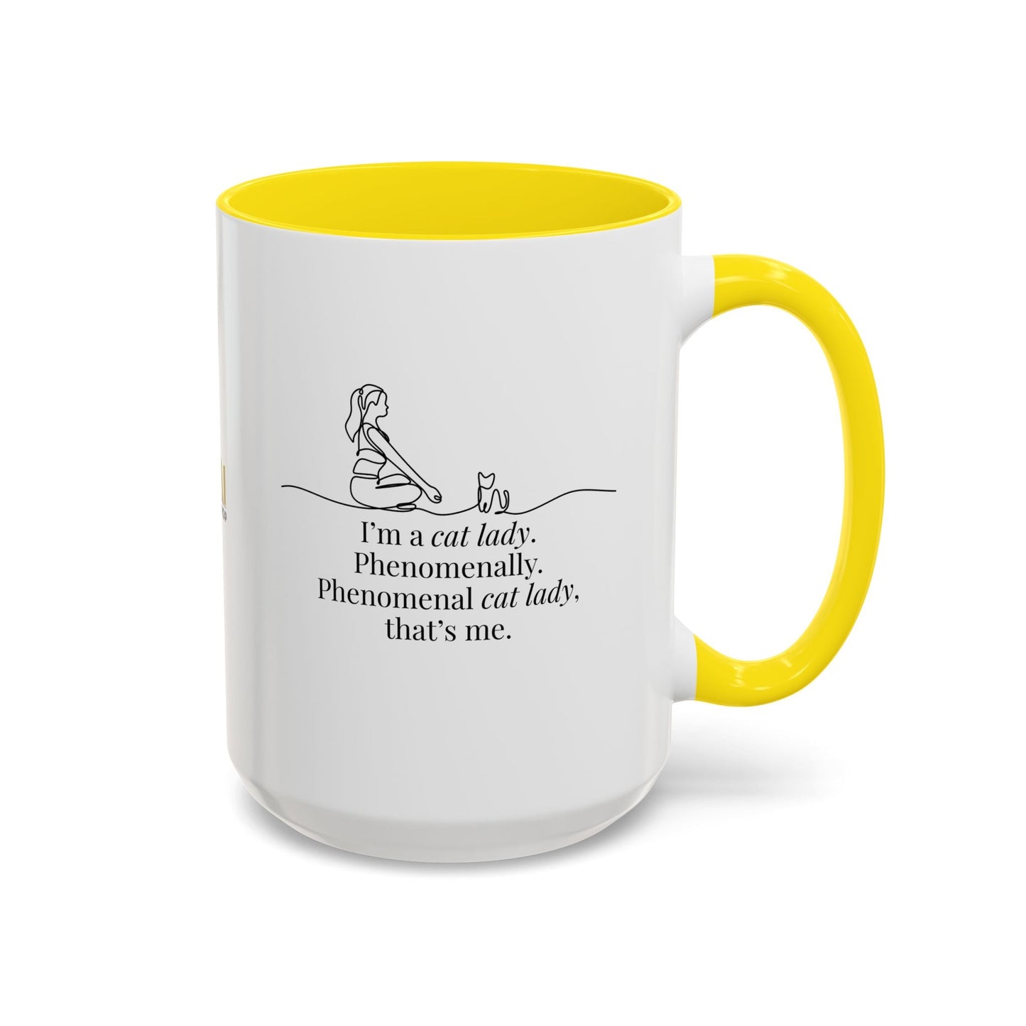 Charming Cat Lover's Accent Mug - Ideal Gift for Feline Fans - Korvel