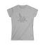 Charming Cat Enthusiast Tee - Women's Softstyle T-Shirt - Korvel