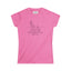 Charming Cat Enthusiast Tee - Women's Softstyle T-Shirt - Korvel