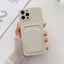 Premium Soft Silicone Wallet Phone Case for iPhone