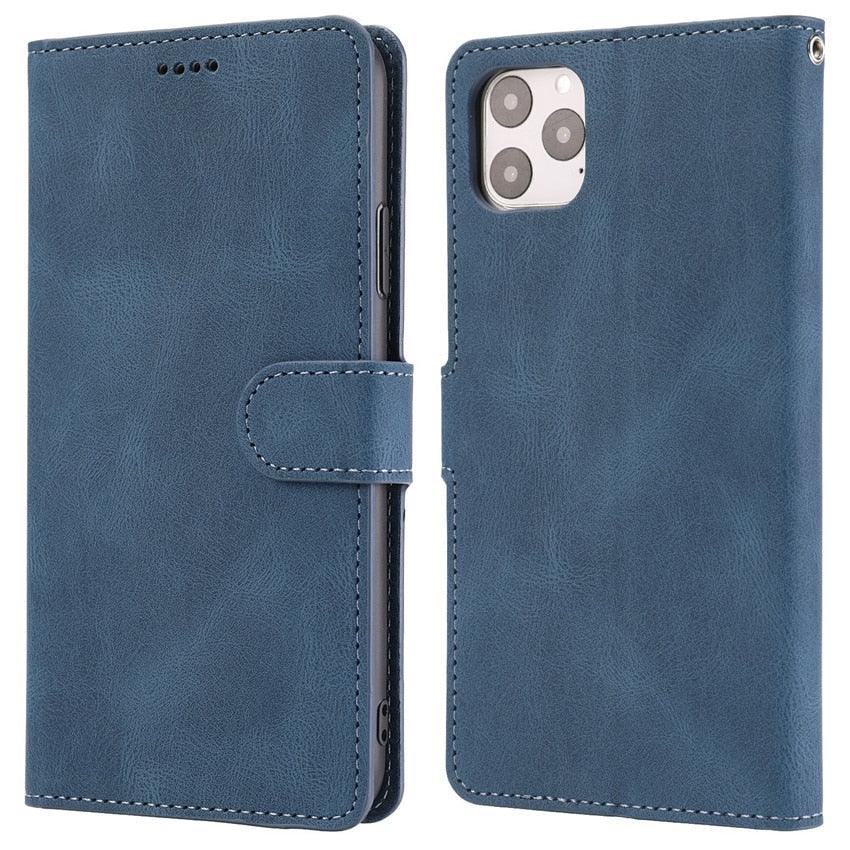 Luxury Leather Wallet Case for Xiaomi Redmi Note Series - Stylish Flip Cover with Card Slots - Korvel