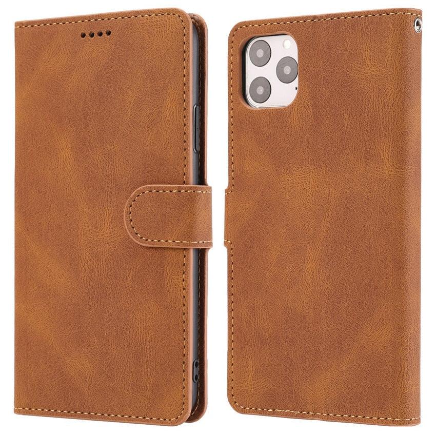 Luxury Leather Wallet Case for Xiaomi Redmi Note Series - Stylish Flip Cover with Card Slots - Korvel