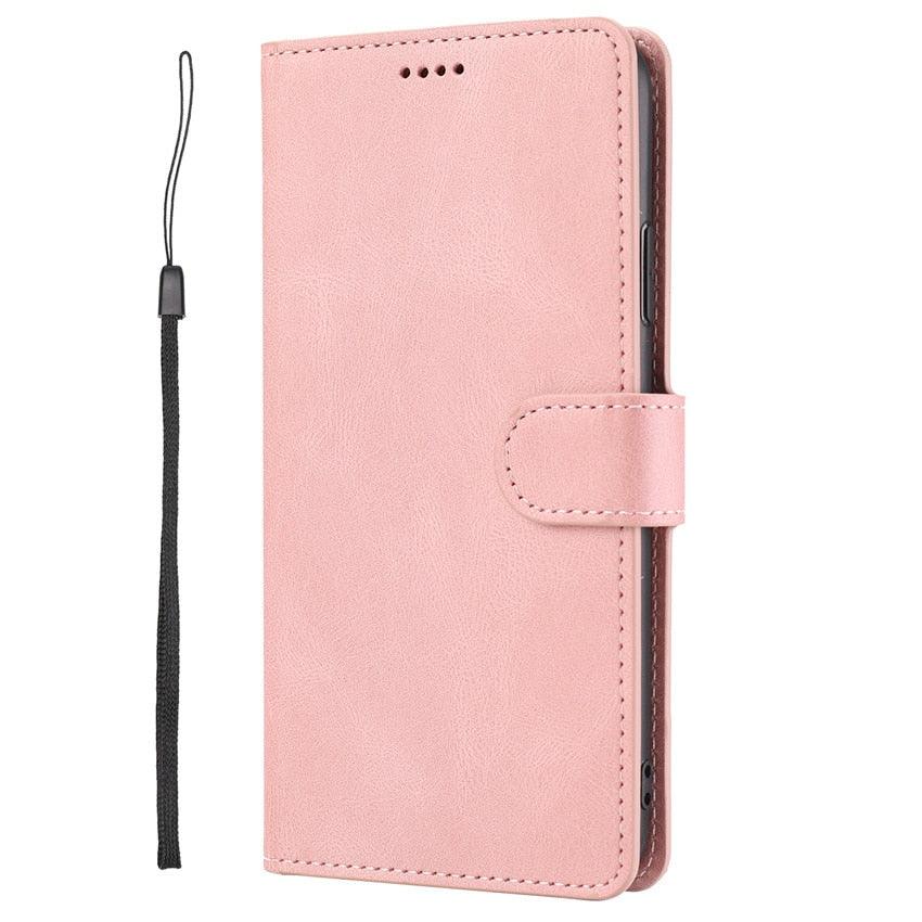 Luxury Leather Wallet Case for Xiaomi Redmi Note Series - Stylish Flip Cover with Card Slots - Korvel