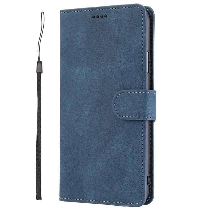 Luxury Leather Wallet Case for Xiaomi Redmi Note Series - Stylish Flip Cover with Card Slots - Korvel