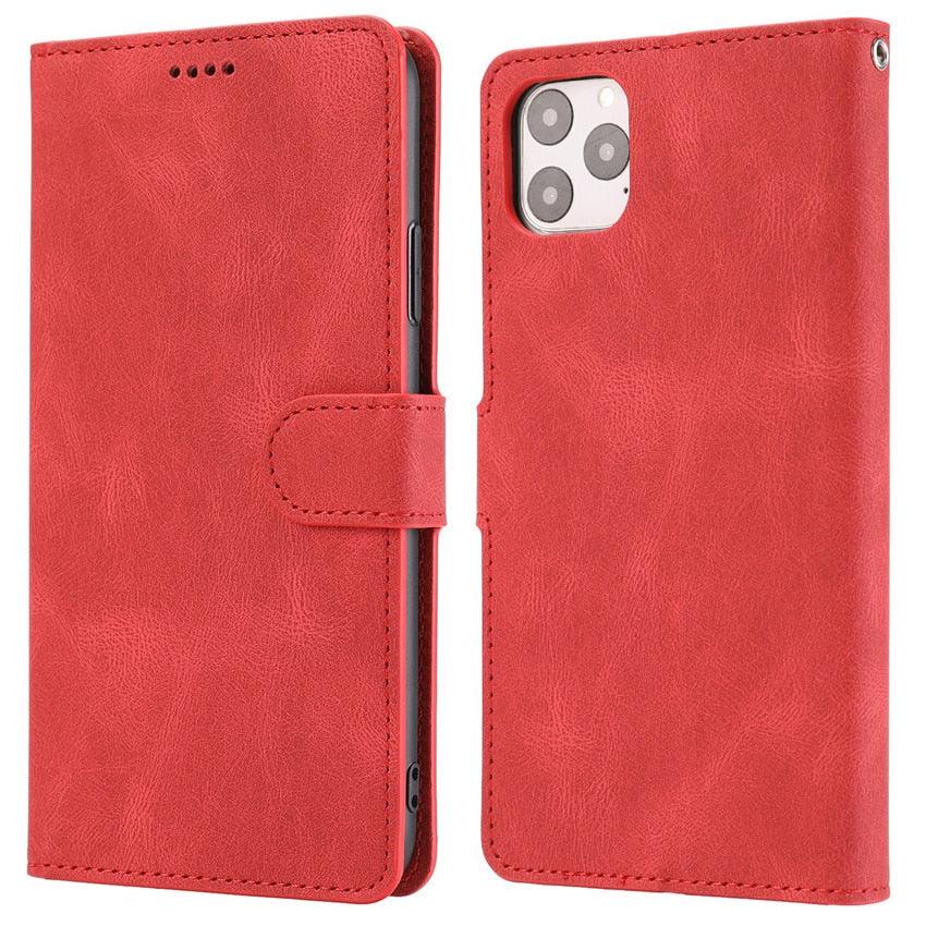 Luxury Leather Wallet Case for Xiaomi Redmi Note Series - Stylish Flip Cover with Card Slots - Korvel