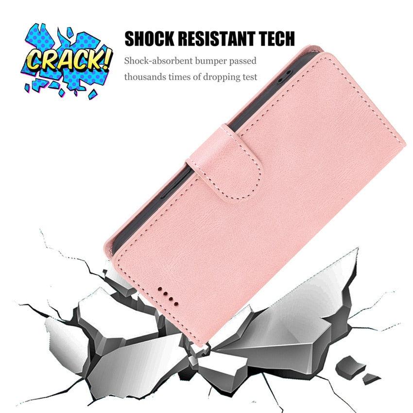 Luxury Leather Wallet Case for Xiaomi Redmi Note Series - Stylish Flip Cover with Card Slots - Korvel
