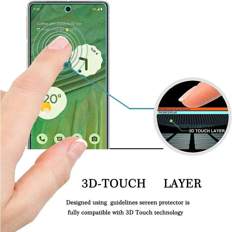 Protecteurs d'écran en verre trempé PixelGuard 4-Pack pour Google Pixel