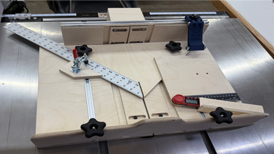 Premium Full-Size Table Saw Sled - Enhanced Version Delivered in a Box! - Korvel