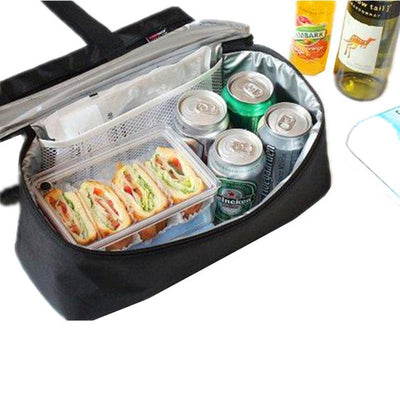 Premium Portable Picnic Cooler Bag for Food and Beverages