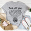 Camiseta con receta de pastel