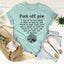 Camiseta con receta de pastel
