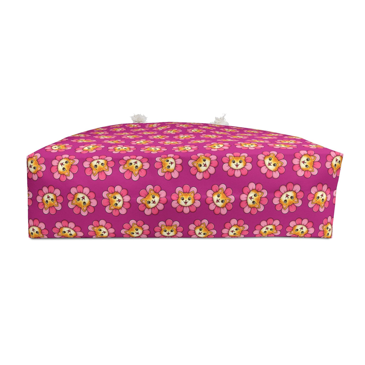 Pink Cat Blossom Weekender Bag | Playful Travel Tote