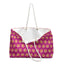 Pink Cat Blossom Weekender Bag | Playful Travel Tote