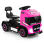 6V Kids Electric Ride-on Truck with Adjustable Seat - Pink