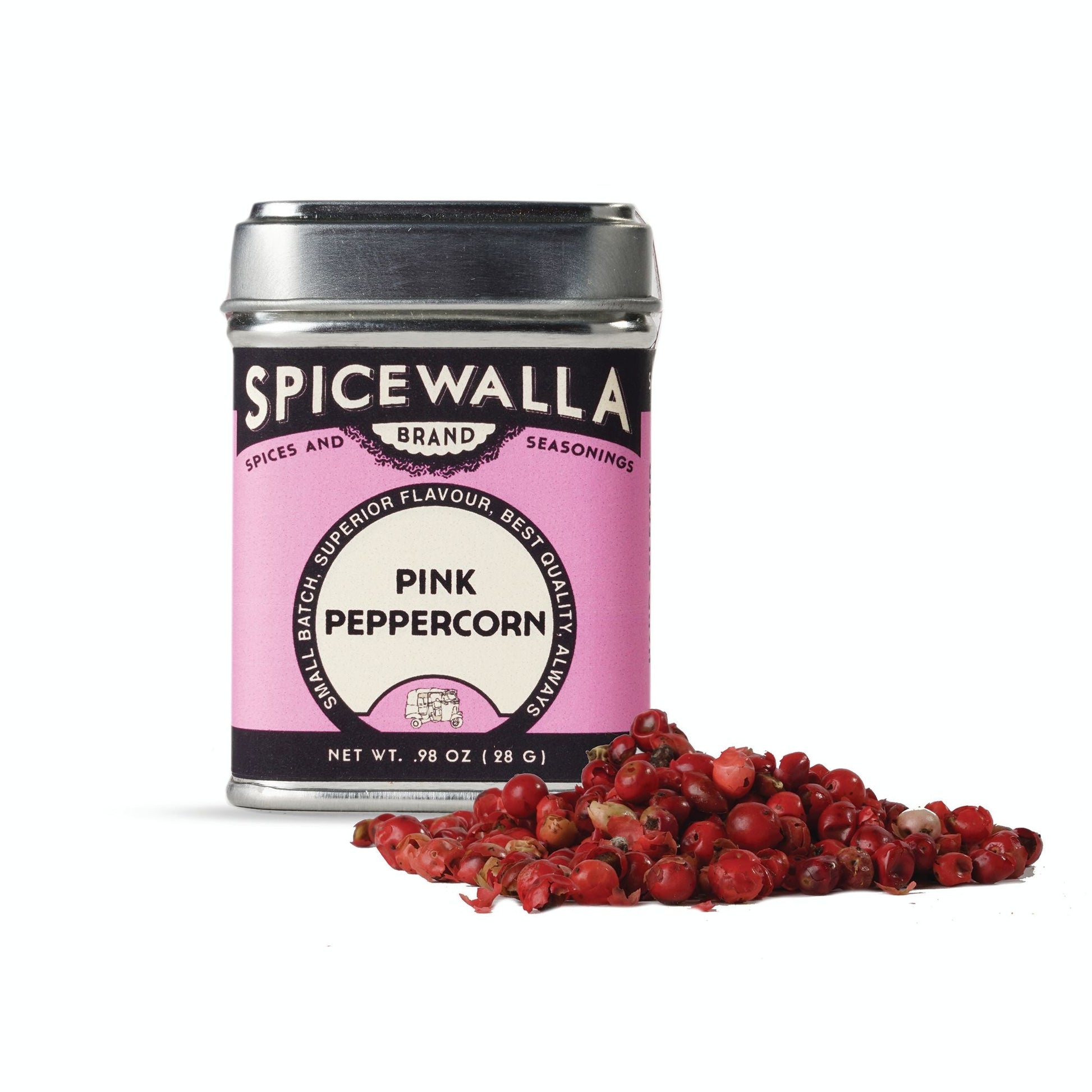 Premium Pink Peppercorns - 0.7 oz Tin - Korvel