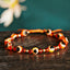 Pinky Promise Blue Bracelet Set - Colorful Crystal Bead Rope Chain