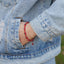 Pinky Promise Blue Bracelet Set - Colorful Crystal Bead Rope Chain