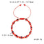 Pinky Promise Blue Bracelet Set - Colorful Crystal Bead Rope Chain