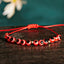 Pinky Promise Blue Bracelet Set - Colorful Crystal Bead Rope Chain