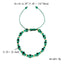 Pinky Promise Blue Bracelet Set - Colorful Crystal Bead Rope Chain