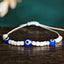 Pinky Promise Blue Bracelet Set - Colorful Crystal Bead Rope Chain