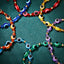 Pinky Promise Blue Bracelet Set - Colorful Crystal Bead Rope Chain