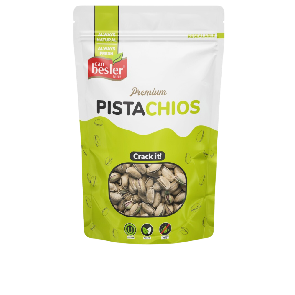 Pistachos Besler en lata de 227 g (8 oz) – Frutos secos tostados premium