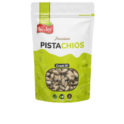 Can Besler Pistachios 227 g (8 oz) – Premium Roasted Nuts