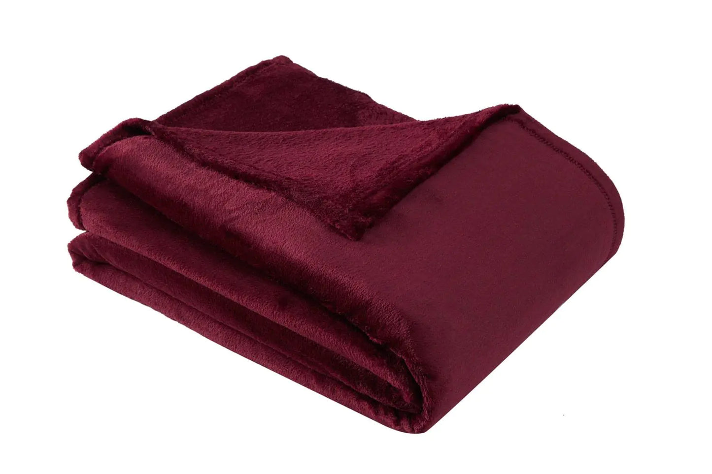 Manta Doble Aksu Wellsoft 200X220 Rojo Burdeos