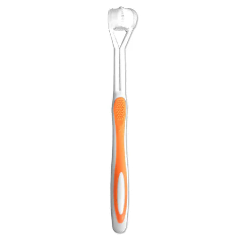 Cepillo de dientes manual de tres lados para una limpieza efectiva