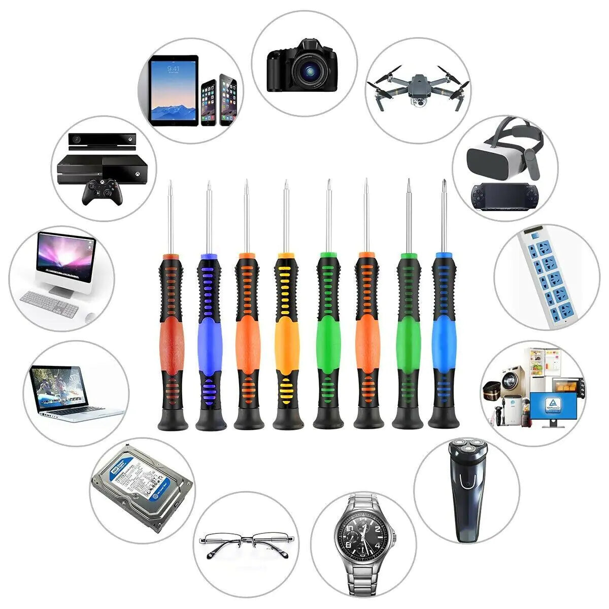 Kit de herramientas de reparación de pantalla de teléfono móvil 20 en 1