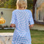 Plaid Round Neck Top and Shorts Lounge Set - Korvel