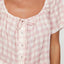 Plaid Short Sleeve Top and Shorts Set - Korvel