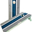 Premium Blue and Grey Striped Cornhole Boards for Ultimate Fun - Korvel