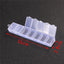 Premium Plastic Jewelry Organizer with Adjustable Compartments
