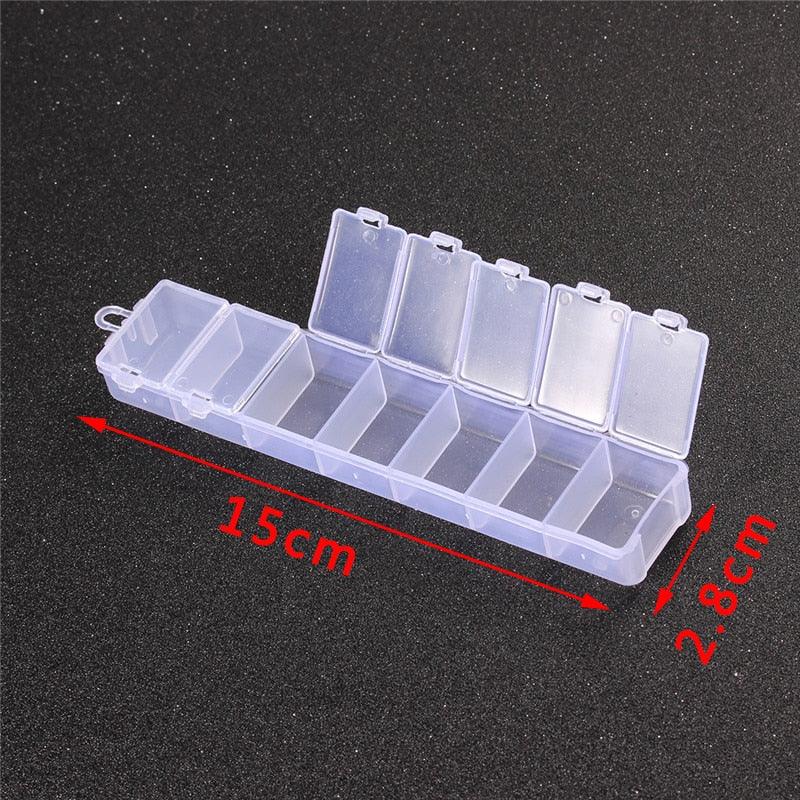 Premium Plastic Jewelry Organizer with Adjustable Compartments