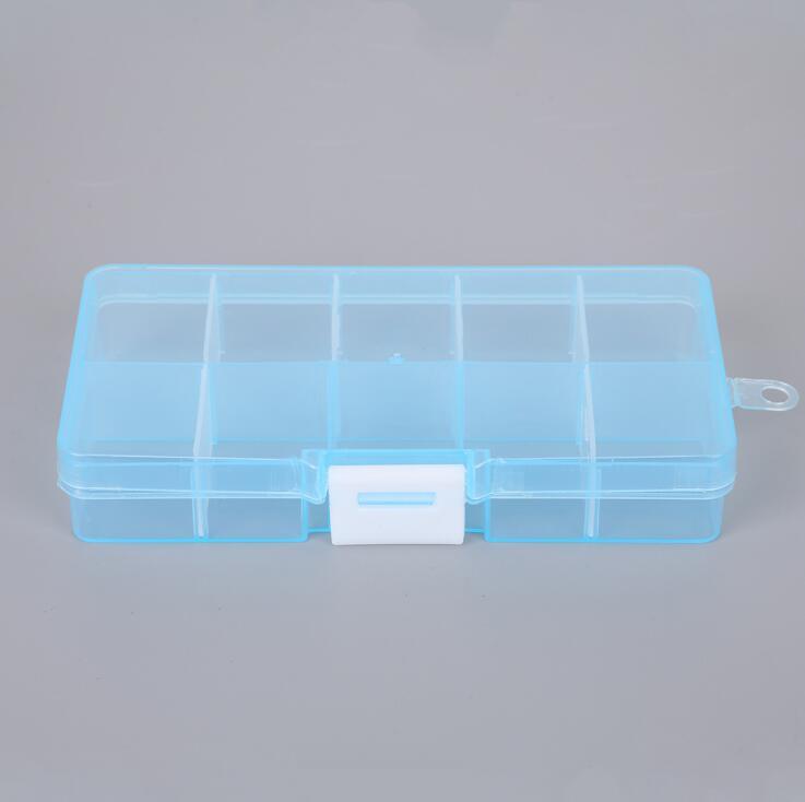 Premium Plastic Jewelry Organizer with Adjustable Compartments
