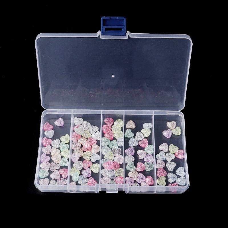 Premium Plastic Jewelry Organizer with Adjustable Compartments