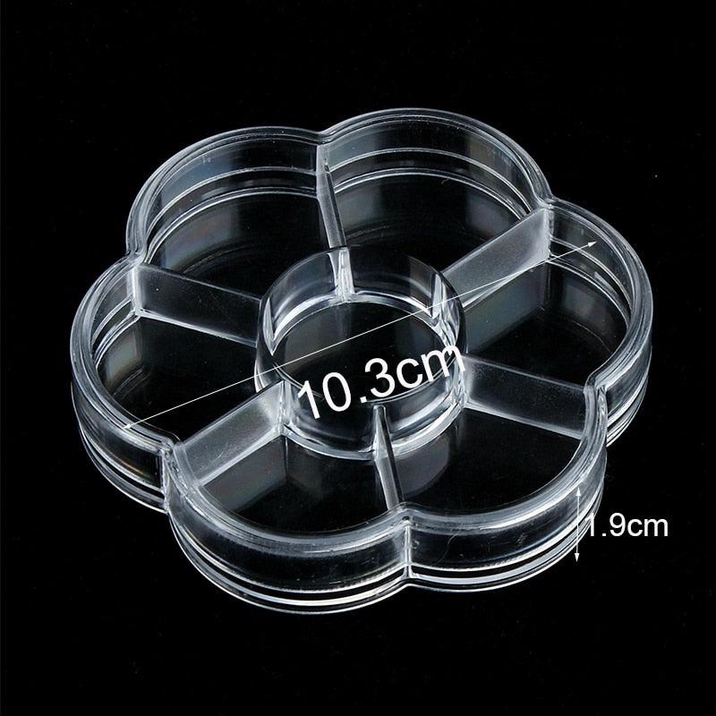 Premium Plastic Jewelry Organizer with Adjustable Compartments