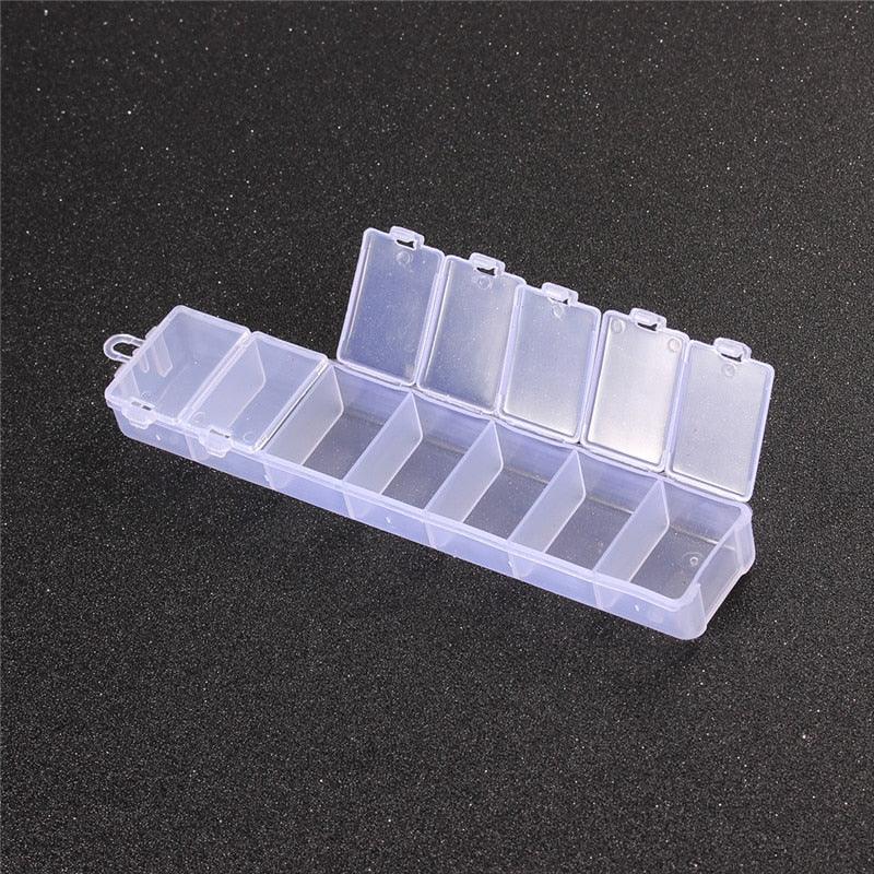 Premium Plastic Jewelry Organizer with Adjustable Compartments