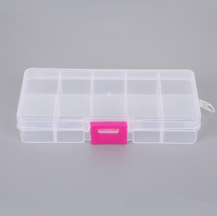 Premium Plastic Jewelry Organizer with Adjustable Compartments