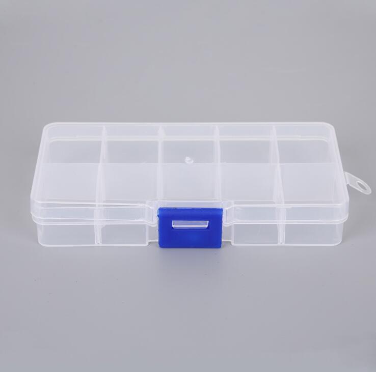 Premium Plastic Jewelry Organizer with Adjustable Compartments