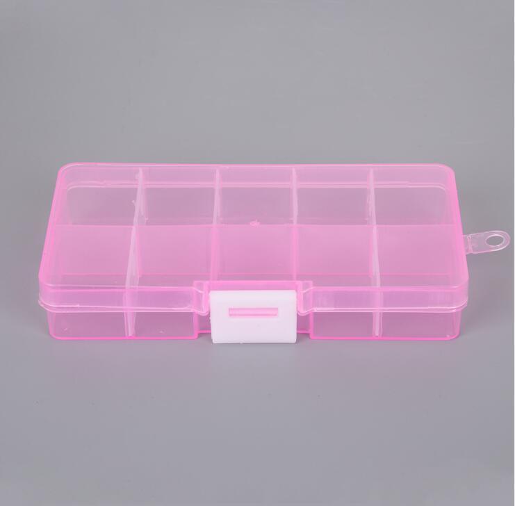 Premium Plastic Jewelry Organizer with Adjustable Compartments