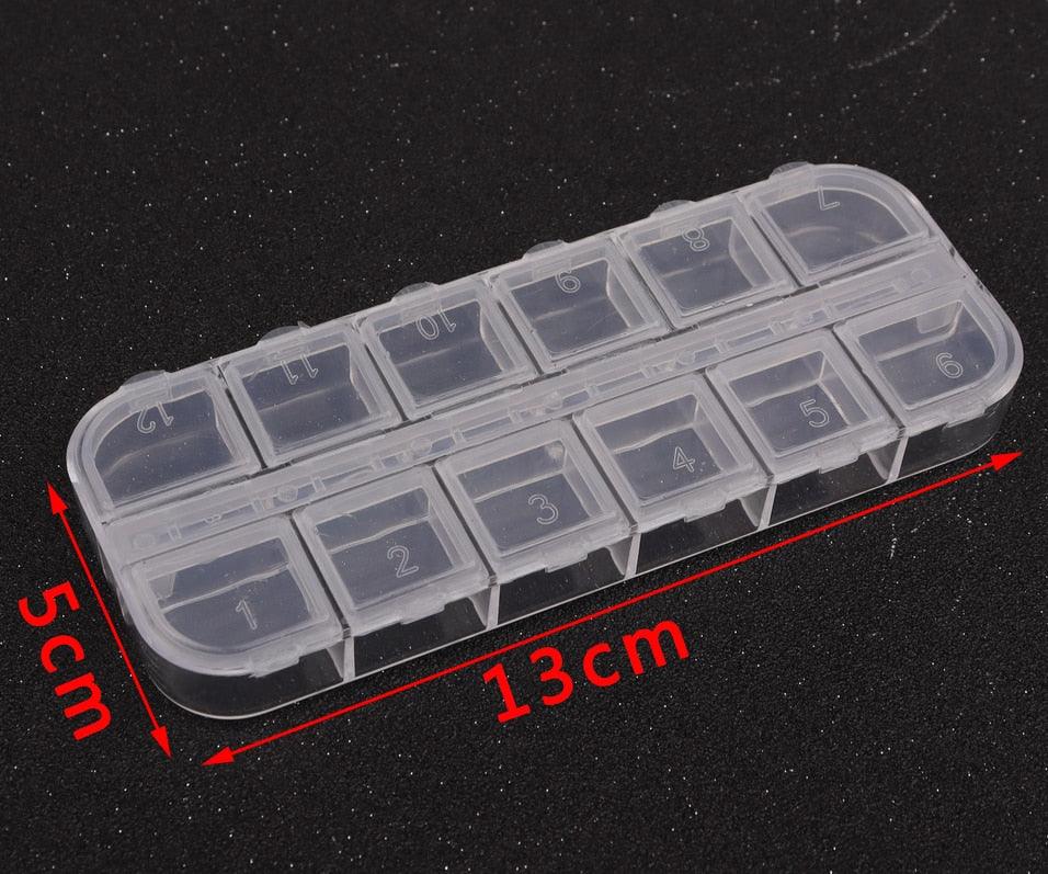 Premium Plastic Jewelry Organizer with Adjustable Compartments