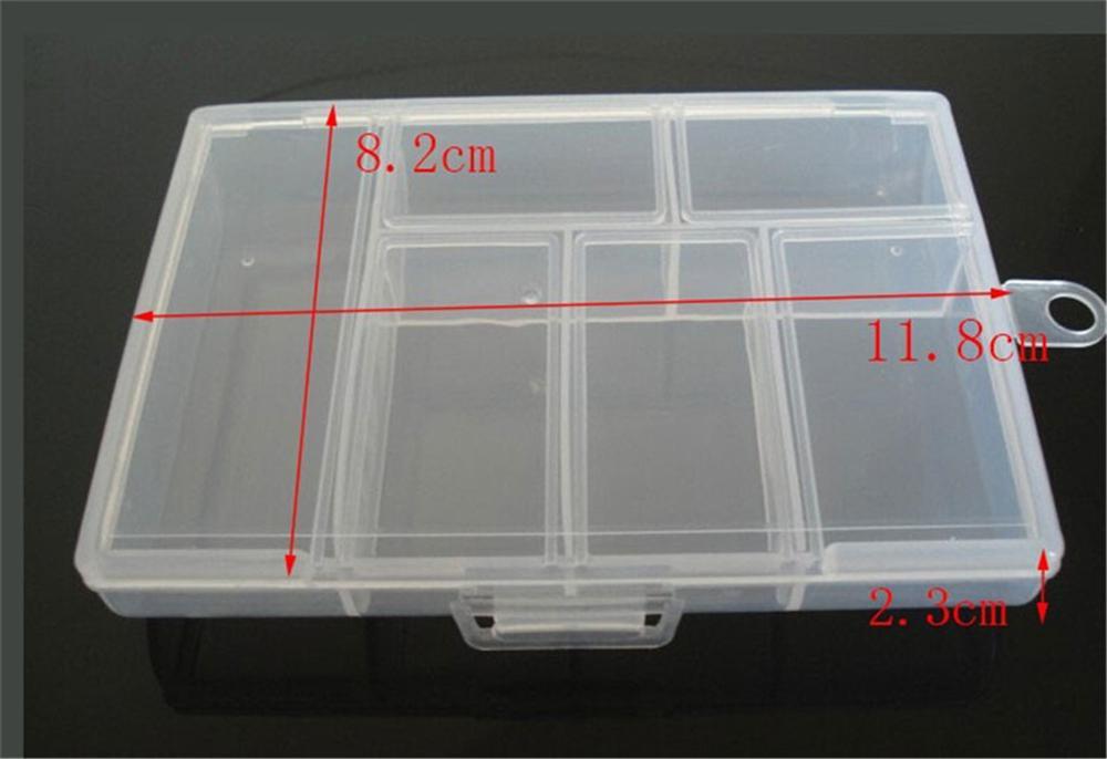 Premium Plastic Jewelry Organizer with Adjustable Compartments