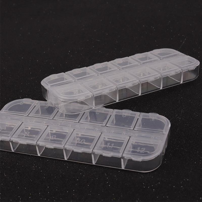 Premium Plastic Jewelry Organizer with Adjustable Compartments
