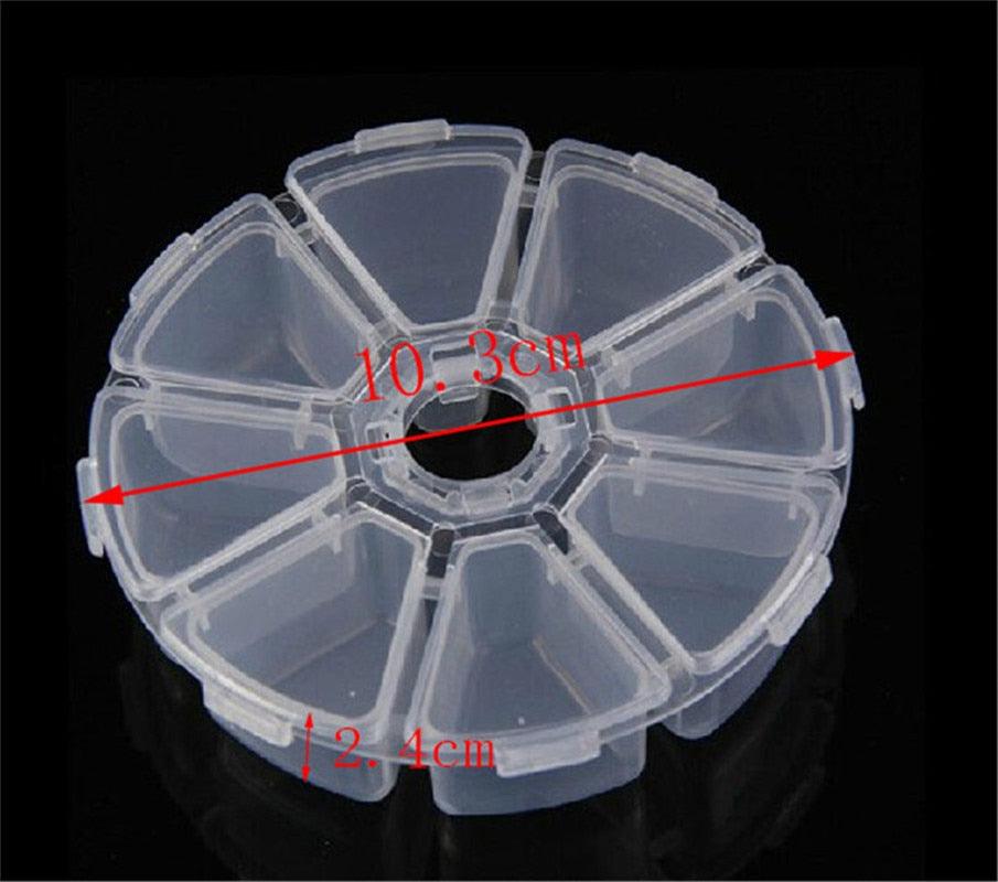 Premium Plastic Jewelry Organizer with Adjustable Compartments