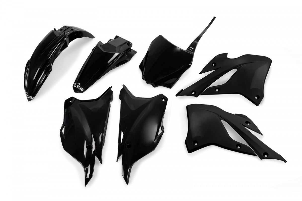 Premium Black Plastic Kit for Kawasaki KX 85 & KX 112 (2022-2025) - Korvel